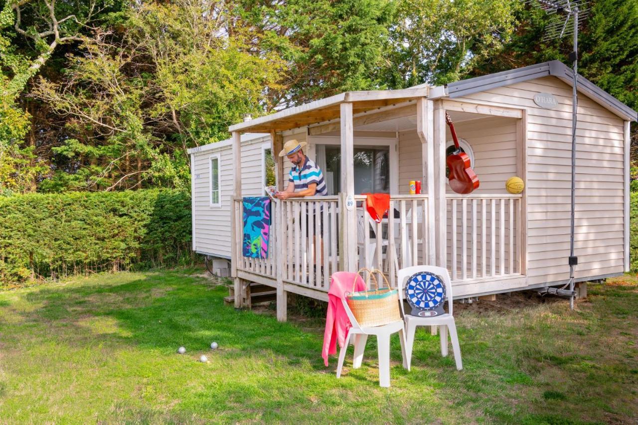 Camping Les Carolins Saint-Lo-d'Ourville 外观 照片